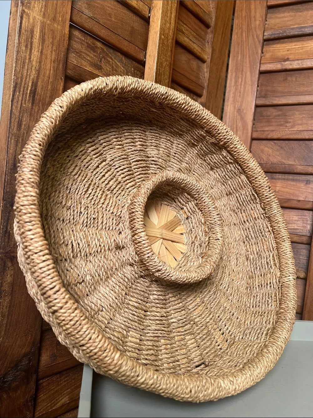 Woven Natural Seagrass Decorative Chip/Dip or serving Basket
